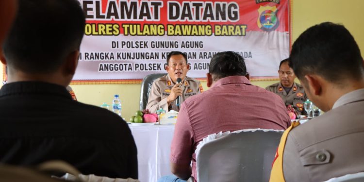 AKBP Sunhot P Silalahi,Kunker ke Polsek Gunung Agung