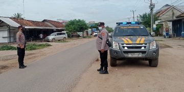 Cegah Gangguan Kamtibmas di Hari Libur, AIPTU Hendra Wijaya Patroli Cegah C3