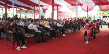 Bupati Tulang Bawang Winarti Hadiri Peringatan Hari Kesehatan Nasional ke 58 di Sumber Makmur,Banjar Margo