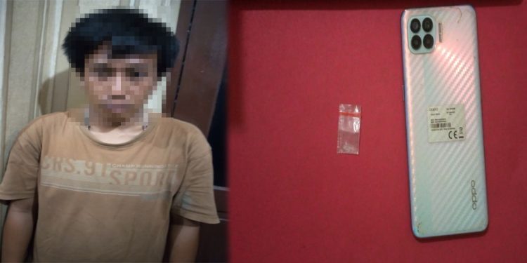 Satresnarkoba Polres Tulang Bawang Tangkap Pria Pengangguran di Menggala Tengah