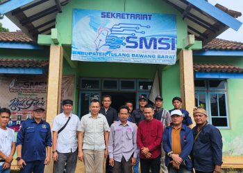 Ketua Forum Organisasi Pers Bersama Jajaran Sambangi Sekretariat SMSI Tubaba