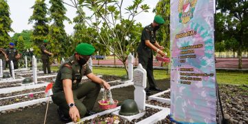 Jelang HJK ke 77, Korem 071/Wijayakusuma Ziarah Pahlawan