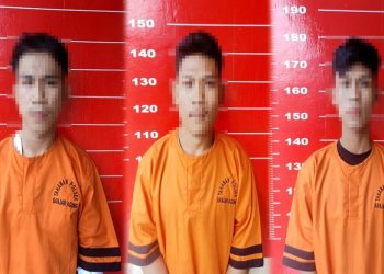 Nekat Lakukan Curat, Tiga Pemuda Ditangkap Polsek Banjar Agung