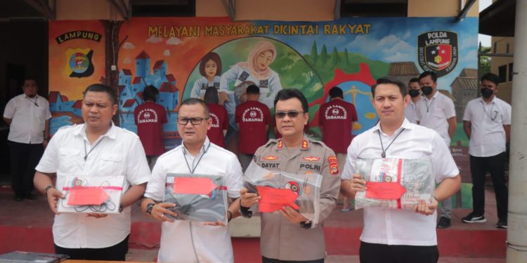 Polda Lampung Amankan 5 Pelaku dan 1 Pelaku DPO, Kasus Investasi Bodong Trading Forex