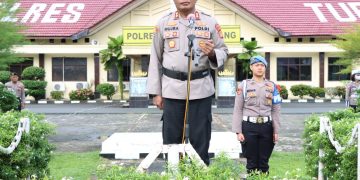 Berikut Pesan Kapolres Tulang Bawang Untuk Personelnya Yang Naik Pangkat