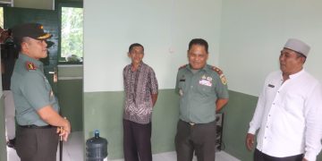Bentuk Nyata Bhakti TNI, Kodim 0410/KBL Lakukan Bedah Tiga Unit RTLH Milik Warga Kurang Mampu