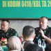 Cegah Pelanggaran Hukum, Kodim 0410/KBL Ikuti Sosialisasi Ops Gaktib dan Yustisi Polisi Militer