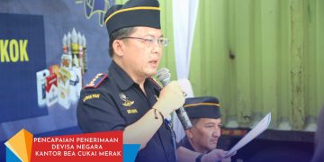 Penerimaan Kantor Bea dan Cukai Merak Tahun 2022 sebesar Rp. 3.28 T atau 117.59% Diatas Target