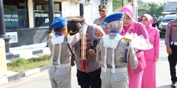 Berikut Rangkaian Acara Welcome And Farewel Parade Kapolres Tulang Bawang
