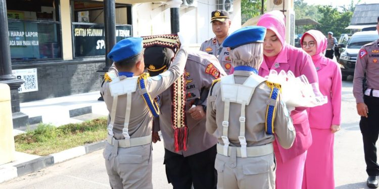 Berikut Rangkaian Acara Welcome And Farewel Parade Kapolres Tulang Bawang