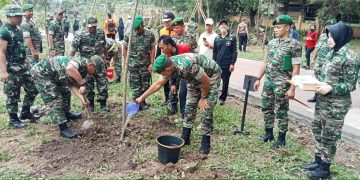 Danrem 074/Warastratama Pimpin Penghijauan di Solo Safari