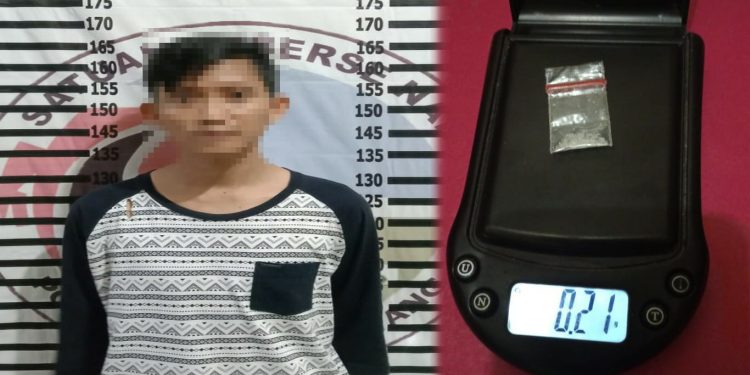 Bawa Narkotika di Unit 2, Pemuda Pengangguran Ditangkap Polisi
