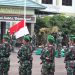 Wujud Cinta Tanah Air, Prajurit Dan PNS Kodim 0410/KBL Laksanakan Upacara Bendera