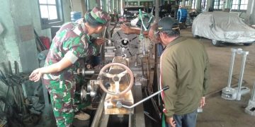 Tingkatkan Kemampuan SDM, Kodam  III/Siliwangi Gelar Pelatihan Operasional Mesin Bubut