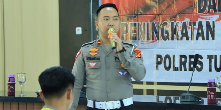 Polres Tulang Bawang Barat Latihan Peningkatan Kemampuan Fungsi Teknis Kepolisian