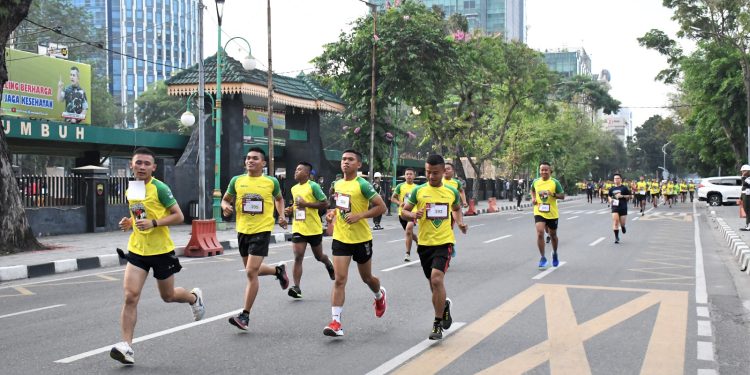 Kodam I/BB Gelar Fun Run Menyongsong Bukit Lawang Orangutan Trail 2023