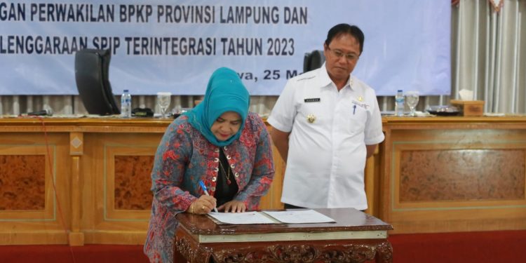 Pemkab Lambar Jalin MoU dengan BPKP Lampung