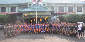 Jaga Kebugaran Tubuh Kodim 0410/KBL dan Lions Club Olahraga Bersama