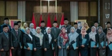 Drs Qudrotul Ikhwan MM Lantik 32 Penjabat di Lingkup Pemkab Tuba