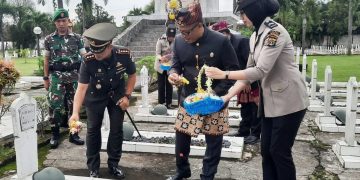 Dandim 0410/KBL Hadir dan Ikuti Upacara Peringatan HUT ke 341 Kota Bandar Lampung