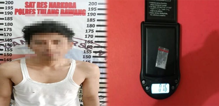 Bawa Narkotika Tengah Malam, Warga Rajabasa Ditangkap Polres Tulang Bawang