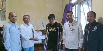 Salurkan Bantuan untuk Korban Laka Rel Kereta, DPP KAMPUD Apresiasi PT. Bukit Asam Tbk Unit Pelabuhan Tarahan