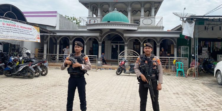 Samapta Polres Tulang Bawang Gelar Patroli Perintis Presisi di Sejumlah Masjid