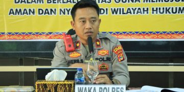 Polres Tulang Bawang Barat Menggelar Lat pra Ops Patuh Karakatau 2023