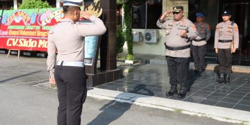 Pesan AKBP Jibrael Saat Memimpin Langsung Upacara Pelantikan Wakapolres Tulang Bawang