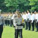 Kapolres Tulang Bawang Barat pimpin Apel Gelar Pasukan Operasi Kepolisian dengan Sandi” PATUH KRAKATAU 2023″