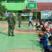 Cetak Kedisiplinan Generasi Muda, Babinsa Koramil 410-02/TBS Latih PBB Pelajar SMAN 14