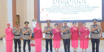 Polda Lampung Laksanakan Serah Terima Jabatan Kapolres Jajaran