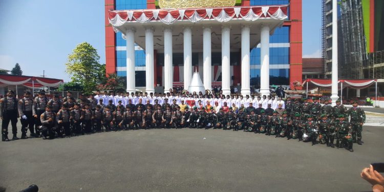 Dandim 0410/KBL Hadiri Upacara Bendera Peringatan HUT RI ke 78