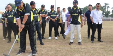 Kodim 0410/KBL Ikuti Kejuaraan Woodball Gubernur Cup Tahun 2023