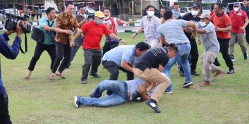Polres Tulang Bawang Tangkap Provokator Penyebab Kerusuhan di TPS