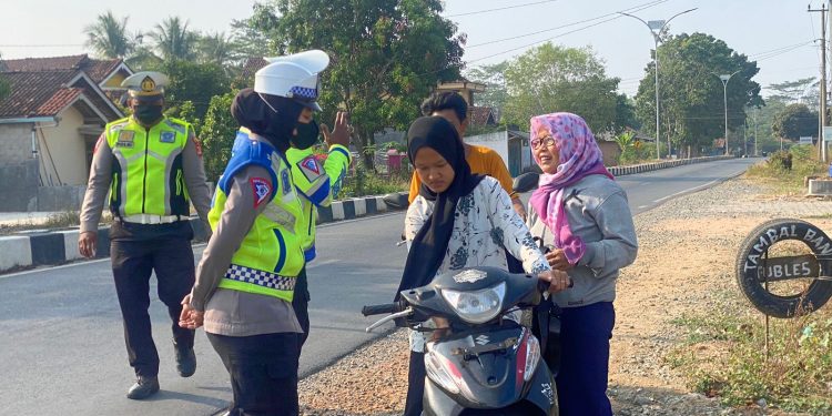 Sat Lantas Polres Tubaba Laksanakan Penertiban Kendaraan, Puluhan Kendaraan Terjaring