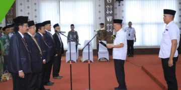 Pelantikan BAZNAS Tulang Bawang di Hadiri PJ Bupati