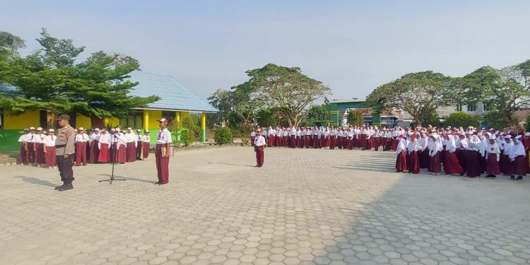 Begini Cara Sat Binmas Polres Tulang Bawang Cegah Terjadinya Bullying di Sekolah