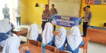 Satlantas Polres Tulang Bawang Berikan Penyuluhan Kepada Ratusan Pelajar SMA Negeri 2 Menggala