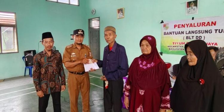 40 KPM Terima BLT DD Tiyuh Candra Jaya 2023