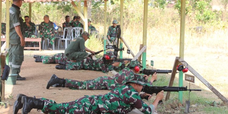 Asah Kemampuan Prajurit, Kodim 0410/KBL Menggelar Latbak Jatri Triwulan IV 2023