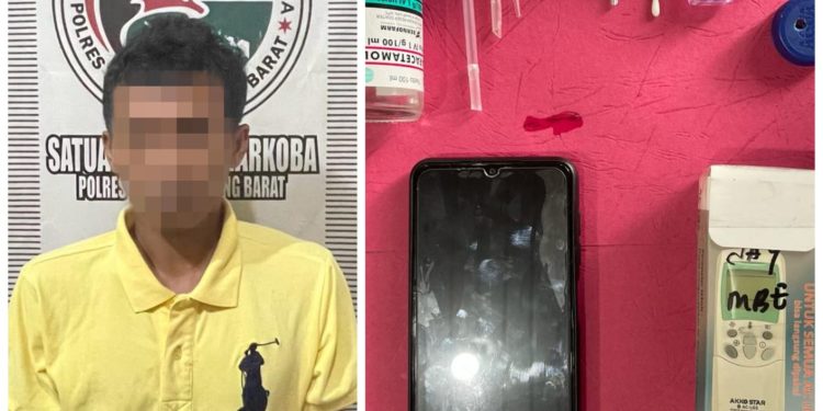 Satres Narkoba Polres Tulang Bawang Barat Berhasil Amankan Seorang Pemakai Sabu