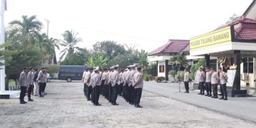 Polres Tulang Bawang Kerahkan 87 Personel Amankan Kampanye Pemilu 2024