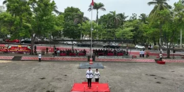 Bupati Lampung Selatan Pimpin Upacara Peringatan HUT ke 78 PGRI dan HGN Tahun 2023