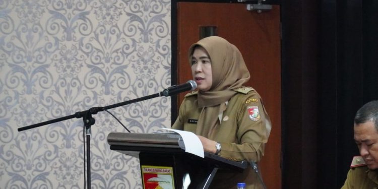 Asisten Satu Bayana, Buka SosBimtek Pengelola Data Statistik Sektoral dan SDI Tubaba