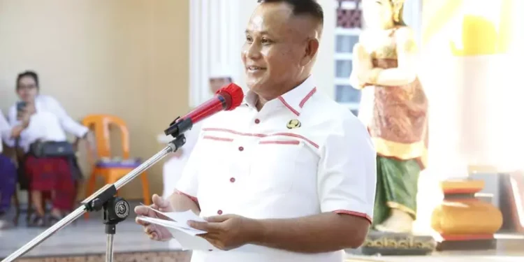 Bupati Nanang Ermanto Hadiri Upacara Munggah Dwijati/Diksa Kesulinggihan Ida Bawati I Made Pasti