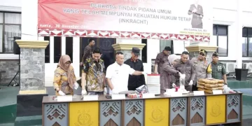 Bupati Lampung Selatan Apresiasi Kinerja Kejari Musnahkan Barang Bukti Tindak Pidana Umum