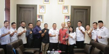Persiapkan Perayaan Natal 2023, Pengurus PGID Lampung Selatan Audiensi dengan Bupati Nanang