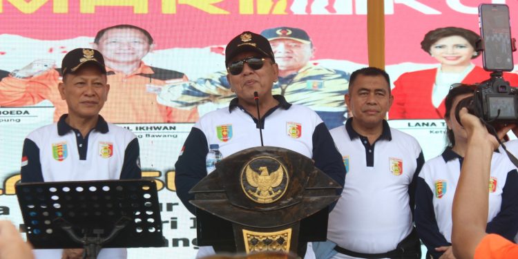 Jalan Sehat di Tulang Bawang Turut Dihadiri oleh Gubernur Lampung