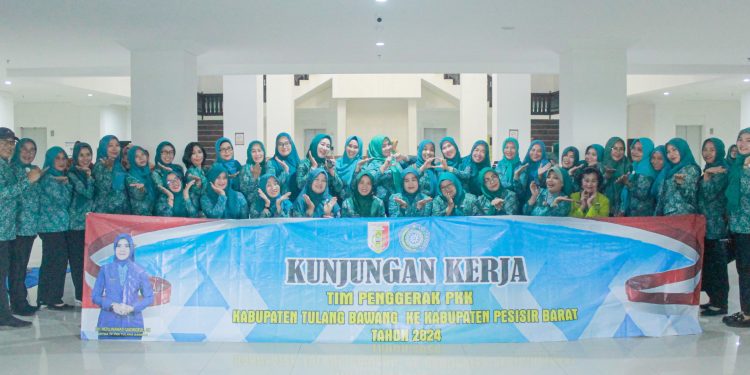 Herlinawati Qudrotul Kunjungan Kerja ke Pesisir Barat